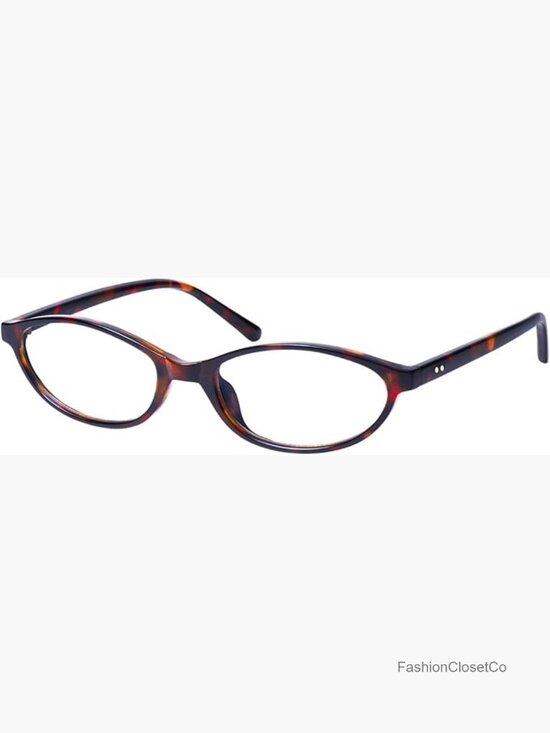 Blue Light Blocking Oval Glasses for Women Trendy Retro